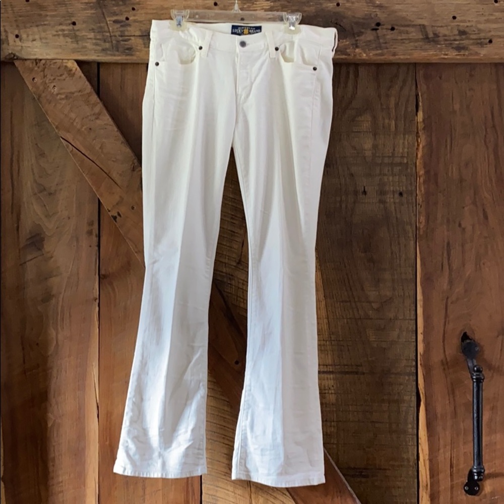 Lucky Brand white jeans